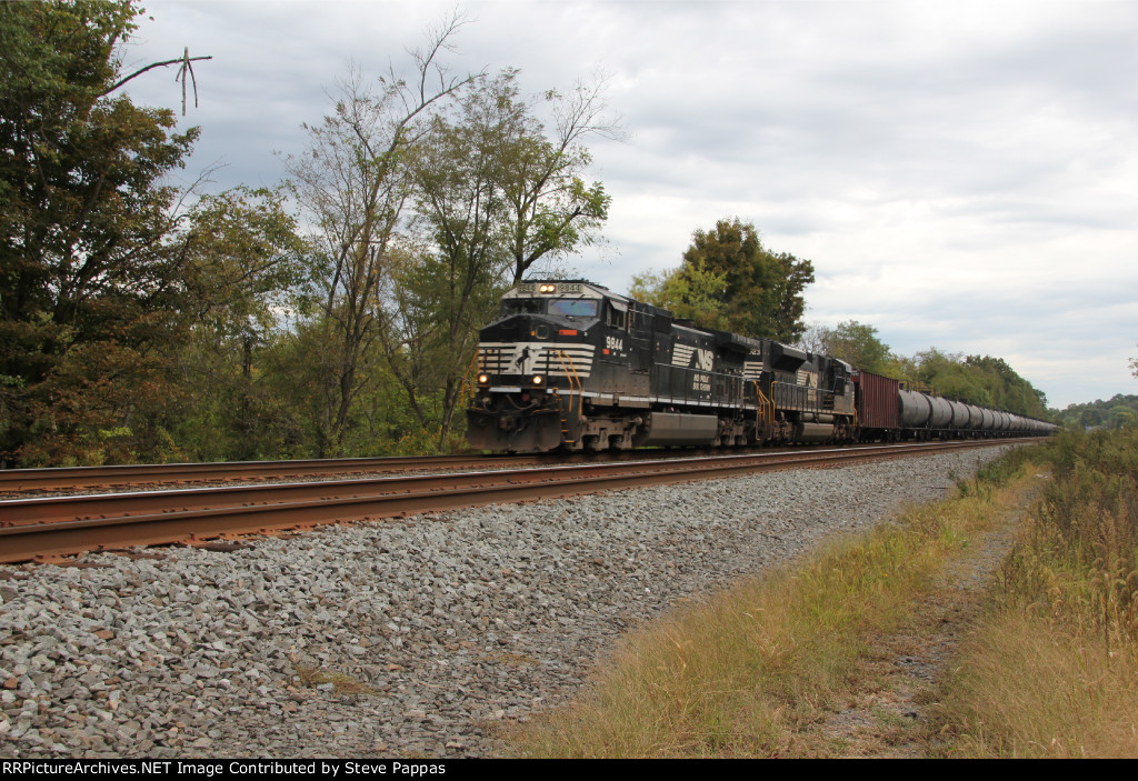 NS 9844 and 1023 with a unit oil train
